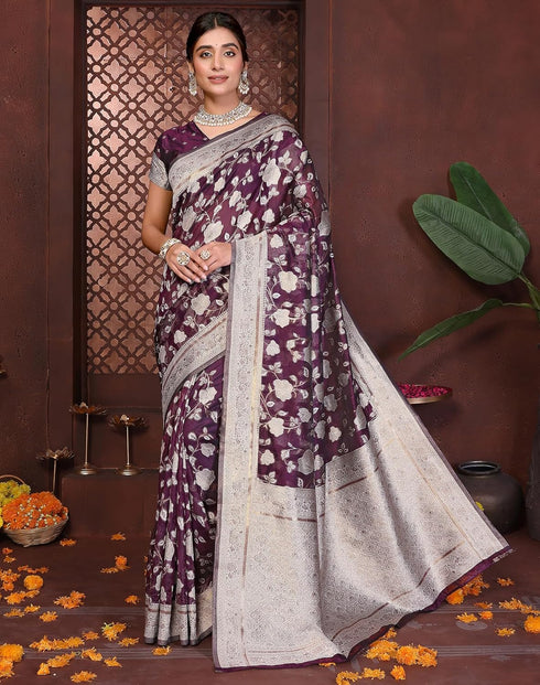 Vasthrlay Kanjivaram Banarasi Wedding Sari Az Ys Yasmin Saree