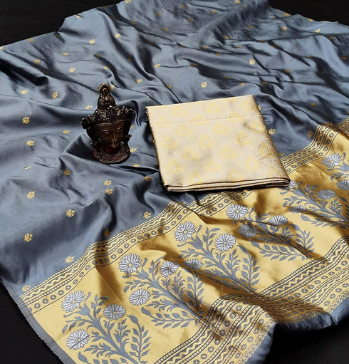 Vasthrlay Kanchipuram Kanjivaram Traditional Unstitched