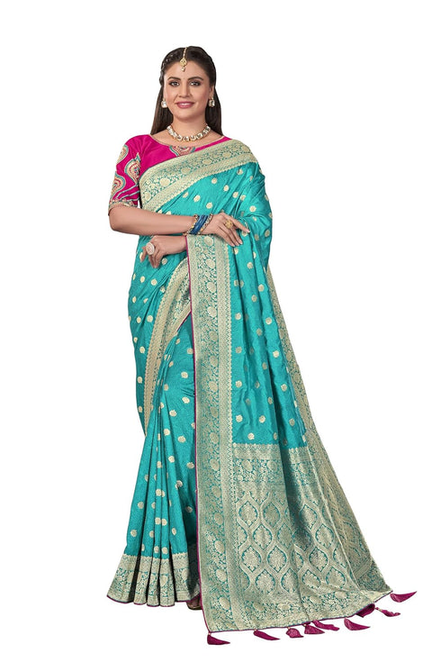 Vasthrlay Banarasi Embroidery Blouse Piece Mn1900
