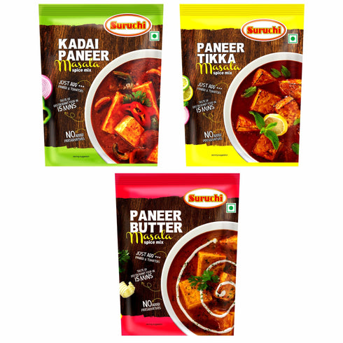 Suruchi Paneer Special Masala Pack of 3 Kadai Paneer