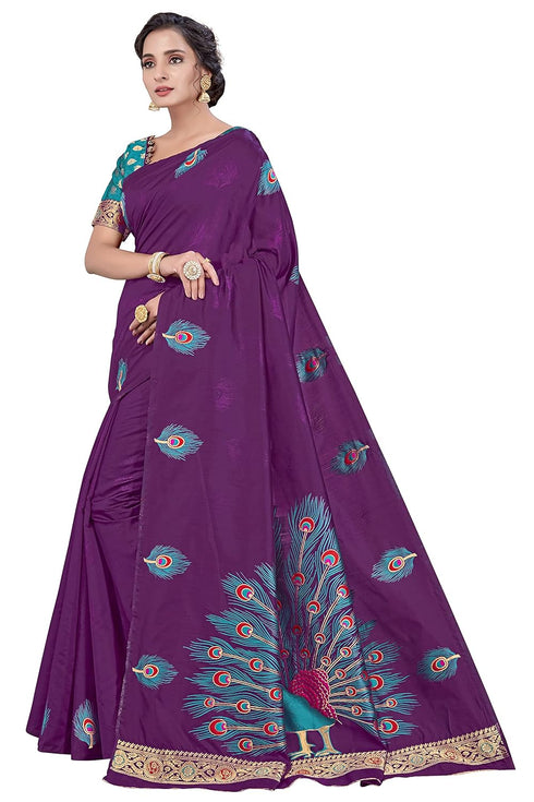 Vasthrlay Banarasi Blouse Maroon Ethnic Wear