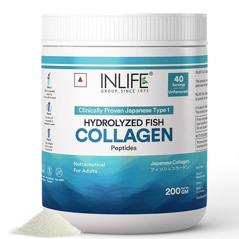 Inlife Hydrolyzed Fish Collagen Peptides Powder