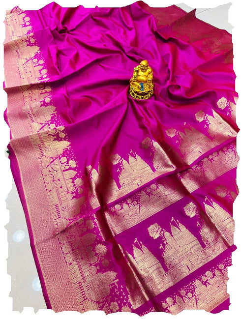 Vasthrlay Banarasi Border Saree
