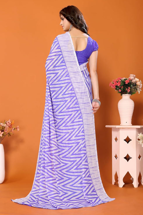 Vasthrlay Trendy Georgette Material Ethnic Wear