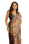 Vasthrlay Fashion Chiffon Georgette Beige Ethnic Wear