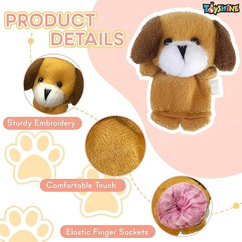 Toyshine Animal Finger Puppets Multicolor