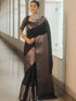 Vasthrlay Saree Kanjivaram Silk Pari Dark