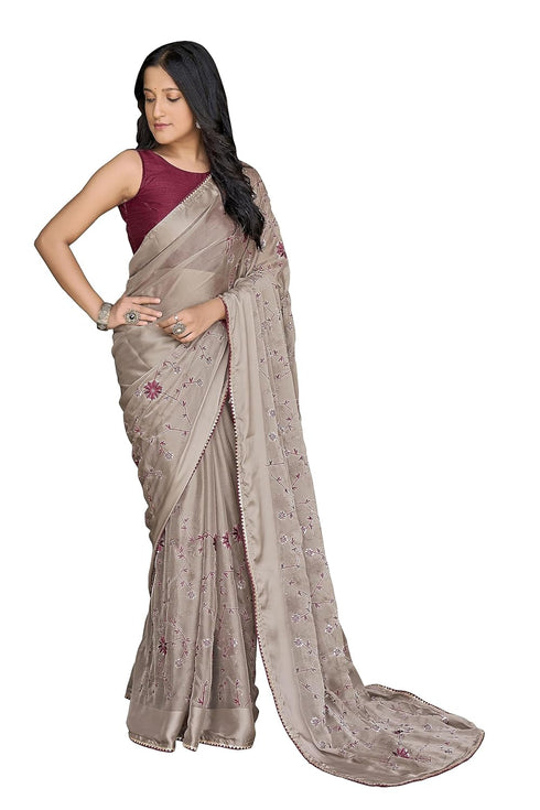 Vasthrlay Georgette Sequence Embroidery Piece Mn1842 1