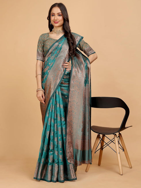 Vasthrlay Organza Ethnic Wear
