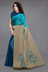Vasthrlay Fashion Chiffon Printed Grey Ethnic Wear
