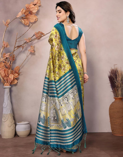 Vasthrlay Kalamkari Unstitched Material Az Ys Subila Ethnic Wear
