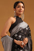 Vasthrlay Black Viscose Floral