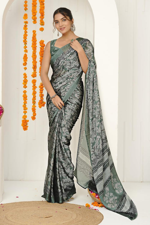 Vasthrlay Fashion Chiffon Printed Ethnic Wear