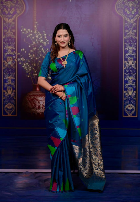 Vasthrlay Kanjivaram Unstitched Blouse Ethnic Wear