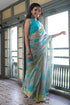 Vasthrlay Fashion Jacquard Geomatric Peach Ethnic Wear