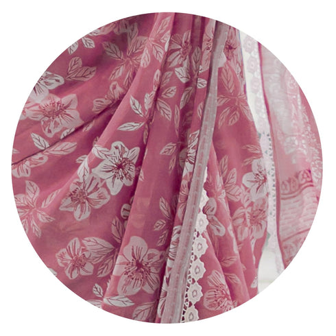 Vasthrlay Fashion Cotton Printed Dusty Ethnic Wear