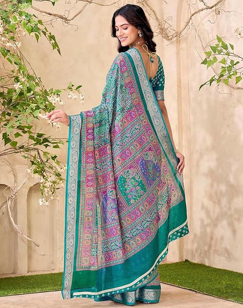 Vasthrlay Georgette Weaving Yellow Saree