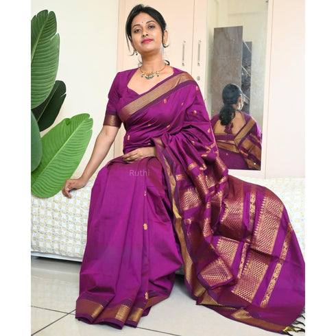 Vasthrlay Kanjivaram Tassels Saree