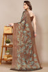 Vasthrlay Fashion Chiffon Turquoise Ethnic Wear