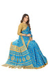 Vasthrlay Cotton Blue Saree