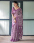 Vasthrlay Floral Printed Tassels Saree
