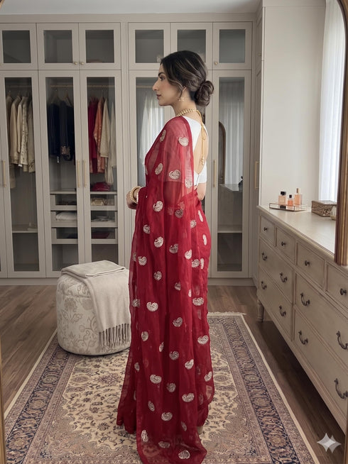 Vasthrlay Chiffon Designer Saree