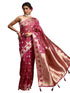 Vasthrlay Banarasi Unstitched Saree