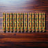Saudeep India Brocade Lace Decorated Wooden LED Dandiya Sticks