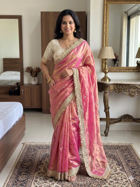 Vasthrlay Georgette Embroidery Saree