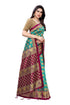 Vasthrlay Printed Blouse Mustard Ethnic Wear