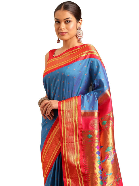 Vasthrlay Paithani Bottle Saree