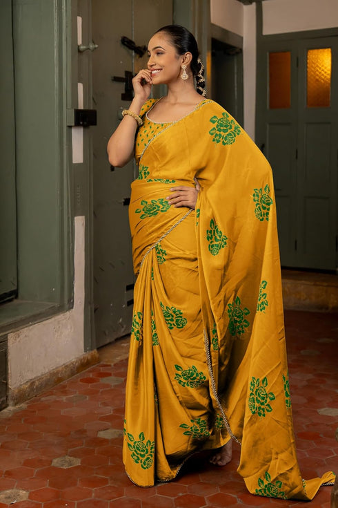 Vasthrlay Fashion Chiffon Printed Ethnic Wear