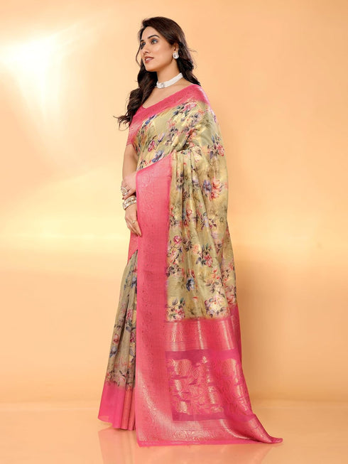 VasthrlayBarbari Jacquard Unstitched Onion Free Ethnic Wear