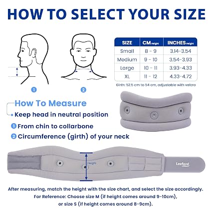 Leeford Ortho Soft Cervical Collar For Neck Pain And Spondylitis