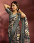 Vasthrlay Banglori Printed Unstitched Peach Saree