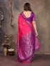 Vasthrlay Kanjivaram Saree Banarasi Blouse Wedding
