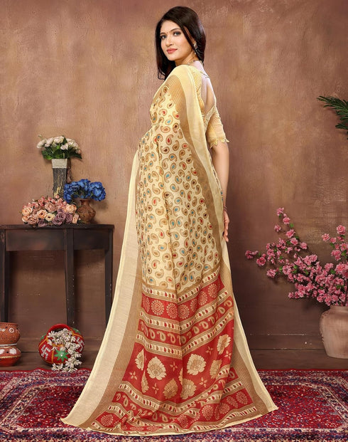 Vasthrlay Woven Linen Az Ys Colorful Vedanshi Parent Pista Ethnic Wear