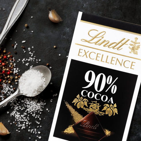 Lindt Excellence 90 Cocoa Dark Supreme Noir Chocolate Bar