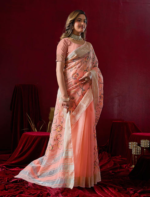 Vasthrlay Embroidery Saree