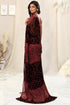 Vasthrlay Fashion Georgette Stripes Printed Ethnic Wear