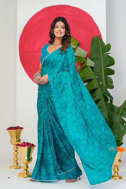 Vasthrlay Fashion Chiffon Printed Ethnic Wear