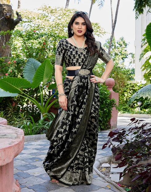 Vasthrlay Kanjivaram Banarasi Wedding Sari Az Ys Shakshi Saree
