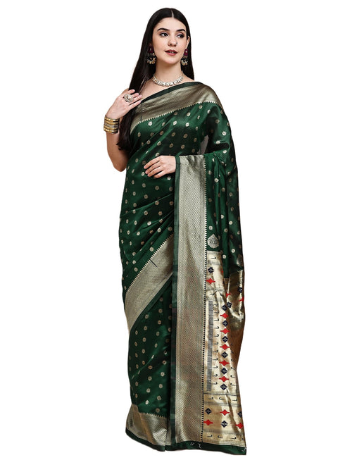 Vasthrlay Paithani Unstitched Saree