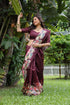 Vasthrlay Tussar Beautiful Royal Blue