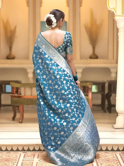 Vasthrlay Kanjivaram Banarasi Wedding Sari Az Ys Shayani Saree