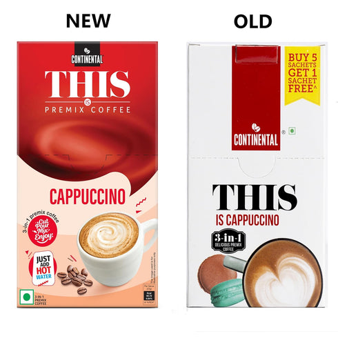 Continental THIS Cappuccino 3 in 1 Premix Instant Coffee