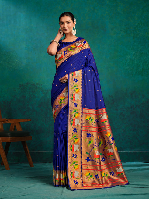 Vasthrlay Paithani Woven Saree
