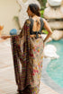 Vasthrlay Fashion Chiffon Georgette Beige Ethnic Wear