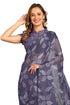Vasthrlay Fashion Chiffon Printed Red Ethnic Wear