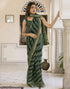 Vasthrlay Georgette Bandhani Unstitched Purple Saree